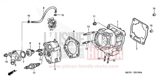 CYLINDER HEAD/CYLINDER FES1252 de 2002